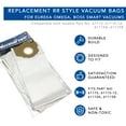 thumbnail image 2 of MaximalPower VB Eur310 9 Replacement Rr Style Vacuum Bags for Eureka Omega, Boss Smart Vacuums, Part No. 61115, 61115-12, 61115A, 61115B, 9-Pack, 2 of 9