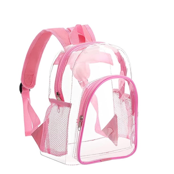 Mochila transparente resistente de plástico transparente para la escuela, el trabajo, los conciertos y la universidad