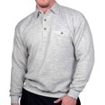 thumbnail image 5 of New with Tags LD Sport Solid Textured Long Sleeve Banded Bottom Shirt - 6 Colors, 5 of 8