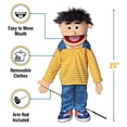 thumbnail image 3 of 25" Bobby, Peach Boy, Full Body, Ventriloquist Style Puppet, 3 of 6