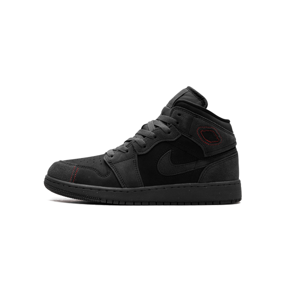 Air Jordan 1 Mid GS "BLACK SUEDE" FQ7742 001 from Stadium Goods