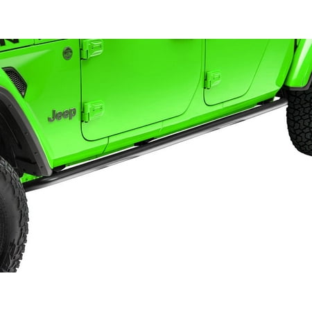N-Fab by RealTruck RKR Rails for FJ Cruiser | Cab Length, Tubular Steel, Textured Black | T064RKRFJ | Compatible with 2006-2018 Toyota FJ Cruiser 4 Door, SRW Gas