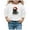 GTE391-White, variant on XDZJLR Kids Girl Christmas Sweatshirt Hoodie Xmas Casual Fashion Printed Long Sleeved Crew Neck Sweatshirts Hoodies Black 3-4 Years