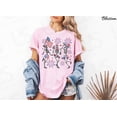thumbnail image 4 of LOVETEE Comfort Colors Patriotic Skeletons Tshirt, Funny 4th Of July T-Shirt, Dancing Skeleton Tee, America 250 Apparel, 1776 To 2026 Shirts, Red S, 4 of 8