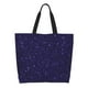 thumbnail image 1 of Balery Glittering Purple Starfield Bolsa Tote Estilo Estético con Cremalleras, Bolsa de Hombro, Bolsa de Compras Grande y Plegable, 1 of 8