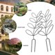 thumbnail image 3 of unbranded 2Ud Bastidor De Hierro Para Plantas Trepadoras Decorativo Y Resistente En Jardín Negro, 3 of 8