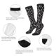 thumbnail image 3 of Balery Black White Leaves Calcetines novedosos Calcetines deportivos Calcetines hasta la rodilla Calcetines de algodón Calcetines originales y geniales, 3 of 6
