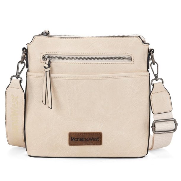 Bandolera Montana West White MWC-216BG para mujer