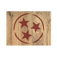 thumbnail image 2 of Tennessee State Flag Stencil Template Reusable 8.5 x 11 for Painting on Walls, Wood, Etc. By Stencilville, 2 of 2