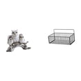 thumbnail image 6 of Dualoai Modern Owl Sculpture Tabletop Ornament with Floating Wire Storage Basket for Living Room Office Cabinet Bathroom Decor, 6 of 8
