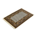 thumbnail image 5 of Cream Floral 2X3 Indo Botemir Oriental Rug, 5 of 11