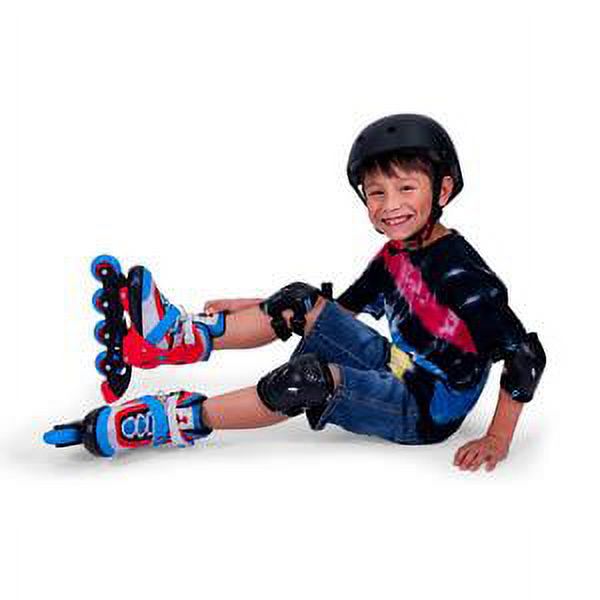 Spider Man Marvel Spidey Switcher Adjustable Boys Kids Switcher Skate Plastic Outer Shell and Steel Blade Red, 8-11 Size, 5.95 lb