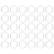 thumbnail image 1 of 30 piezas de moldes para colgantes huecos de bisel abierto de acero inoxidable con marco de resina hueca en forma de hexágono para bricolaje Hexagonal L, 1 of 14