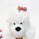 thumbnail image 4 of 6 lazos patrióticos para el pelo de perro para el 4 de julio, lazos para el pelo con diamantes de imitación y bandas de goma, accesorios para el pelo de mascotas, color blanco, azul, rojo,, 4 of 8