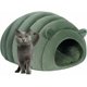thumbnail image 1 of Suave cúpula cueva cálida cama para perrera para gatos, perrera para gatitos, cesta acogedora, cama para perros, nido, saco de dormir interior para mascotas con cojín extraíble para, 1 of 5