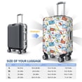 thumbnail image 6 of Xecao Stamp print Elastic Luggage Cover, with double-sided print , is perfect for travel, business, and daily use, 6 of 9