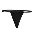 thumbnail image 4 of Womens Thong Low-Rise Seamless Sexy Underwear Threaded Cotton Panties, 4 of 8