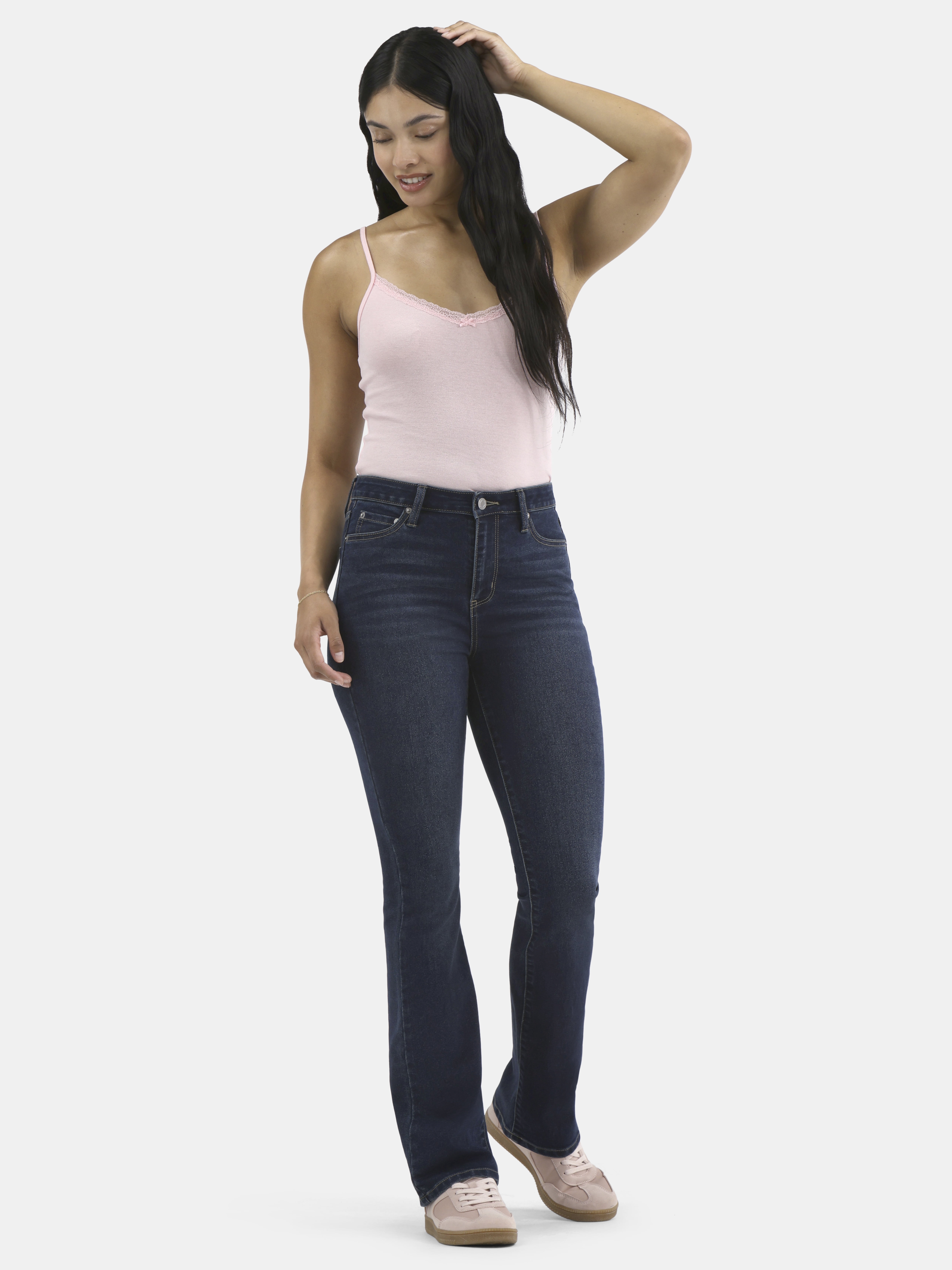 No Boundaries Vintage-Inspired Tank Top with Lace Trim, Women's