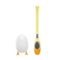 thumbnail image 2 of Brosse de Toilette Murale en Silicone avec Tête Flexible, Protection de Glaçure Anti-Rayures, Conception de Rangement Compacte, Support à Ouverture Automatique, Installation Facile pour le Nettoyage Moderne de la Salle de Bain, 2 of 9