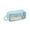 Blue, variant on Hvmvliv Mesh Pencil Case Pen Bag Clear Case, Marker Pouch Multifunction Organizer Box Transparent Makeup Bag, PVC Material, 21x9x7cm