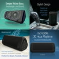 OontZ Angle 3 Plus Portable Bluetooth Speaker, Water Resistant by