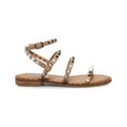 thumbnail image 5 of STEVE MADDEN Womens Beige Studded Comfort Travel Round Toe Buckle Gladiator Sandals Shoes 10, 5 of 5