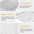 thumbnail image 4 of GoXteam Air Fryer Racks 3Pcs Stackable Set, Stainless Steel Mesh Baskets, Multi-Use for Air Fryer, Steamer, Oven, Dishwasher Safe (7.8 x 7.8in Square), 4 of 7