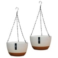 thumbnail image 4 of PAMINGONO 2Set Lightweight Hanging Pots for Indoor Plants Balcony Flower Pot 19.7X8.3X8.3in, 4 of 8