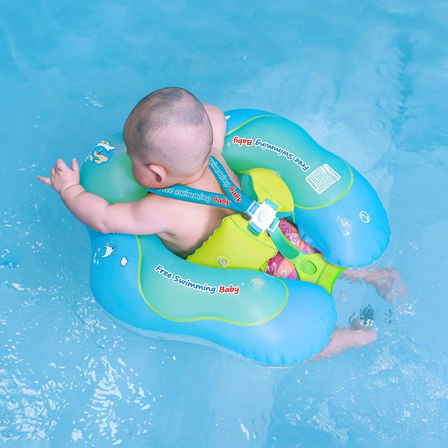Inflatable Float Swimming Ring Baby Kids Trainer Safety Aid Pool Water Toy Adult 