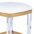 thumbnail image 6 of Acrylic and Polished Gold Counter Stool, 6 of 7