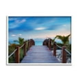 thumbnail image 4 of Stupell Industries Tropical Boardwalk Beach Path Coastal Photography White Framed Art Print Wall Art, 4 of 5