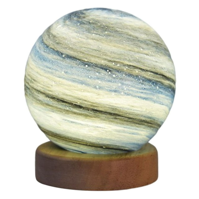 Lámpara 3D decorativa junto a la cama lámpara Negro 12cm jinwen Dormitorio de lámpara de luna