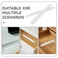 thumbnail image 3 of WHAMVOX 2 Pcs Rails Coulissants de Remplacement Plastique Blanc Faible Bruit Facile à Utiliser Usage Domestique, 3 of 8