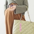 thumbnail image 2 of Llavero de Cuerda [1PCS] - Charm de Bolsa Boho - [Rosa] Llavero Trenzado, 2 of 6