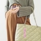 thumbnail image 2 of Llavero de Cuerda [1PCS] - Charm de Bolsa Boho - [Rosa] Llavero Trenzado, 2 of 6