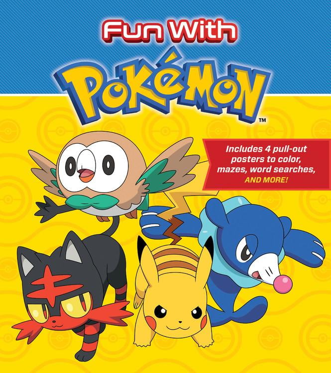 Fun with Pokemon: Includes 4 Pull-Out Posters to Color, Mazes, Word Searches, and More! (Paperback)