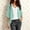 Green, variant on Womens Casual Sheer Chiffon Cardigan Open Front, Long Sleeve Lightweight with Pockets, Everyday Solid Color Kimono Top Black M(M)