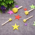 thumbnail image 4 of 20 Piece Kids Foam Round Paint Brush Set Round Foam Paint Brushes 4 Sizes, 4 of 4