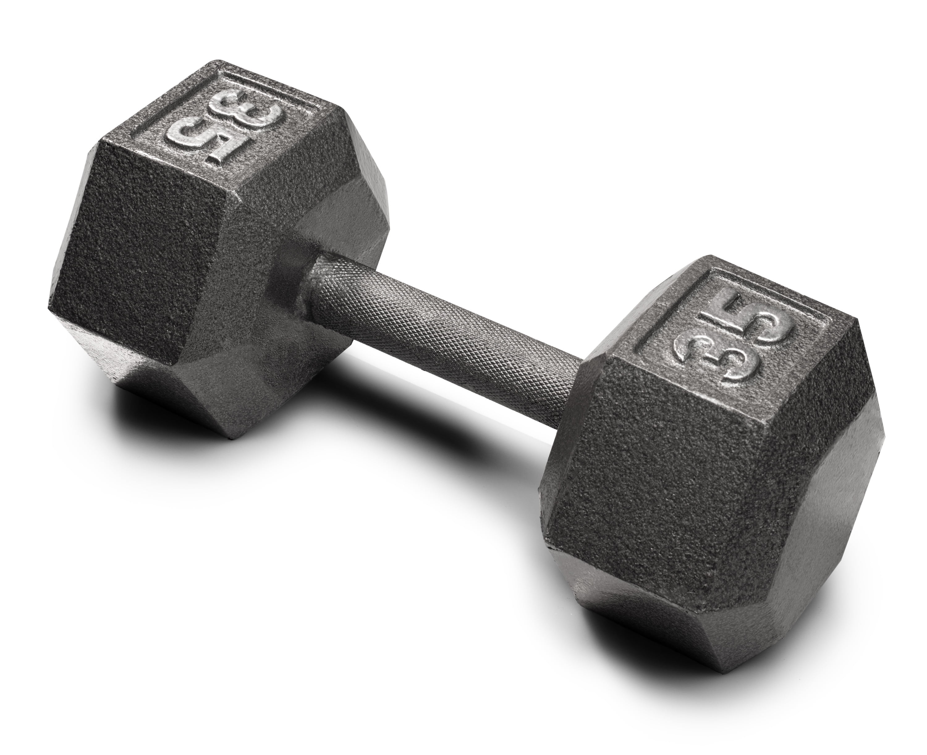 35LB Pair Of CAP Rubber Coated Hex Dumbells 70lbs Total Weight Weider FREE SHIP“ 