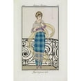 thumbnail image 2 of Wegener, Gerda 17x24 Black Modern Framed Museum Art Print Titled - Fashion Drawing Skirt, 2 of 4