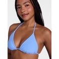 thumbnail image 4 of No Boundaries Reversible Polka Dot Triangle Bikini Top, Women's XXS-XXL, 4 of 5