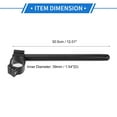 thumbnail image 6 of Unique Bargains 1 Pair Motorcycle Handlebar, 39mm Handle Bar Universal for ATV Durable Aluminum Alloy Black, 6 of 6
