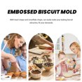 thumbnail image 2 of STRANDCHIC 2Pcs Baking Biscuit Mold Silver Heart Shape Zinc Alloy for Use, 2 of 4