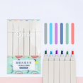thumbnail image 4 of Soft-Tip Highlighter Pen Set Morandi Colors, 6-Color Pack Precise Control, 4 of 21