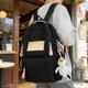 thumbnail image 5 of Mochila escolar de gran capacidad con múltiples compartimentos, poliéster resistente al agua, correas ajustables, bolsa de viaje y escuela unisex, 45x35 cm., 5 of 6