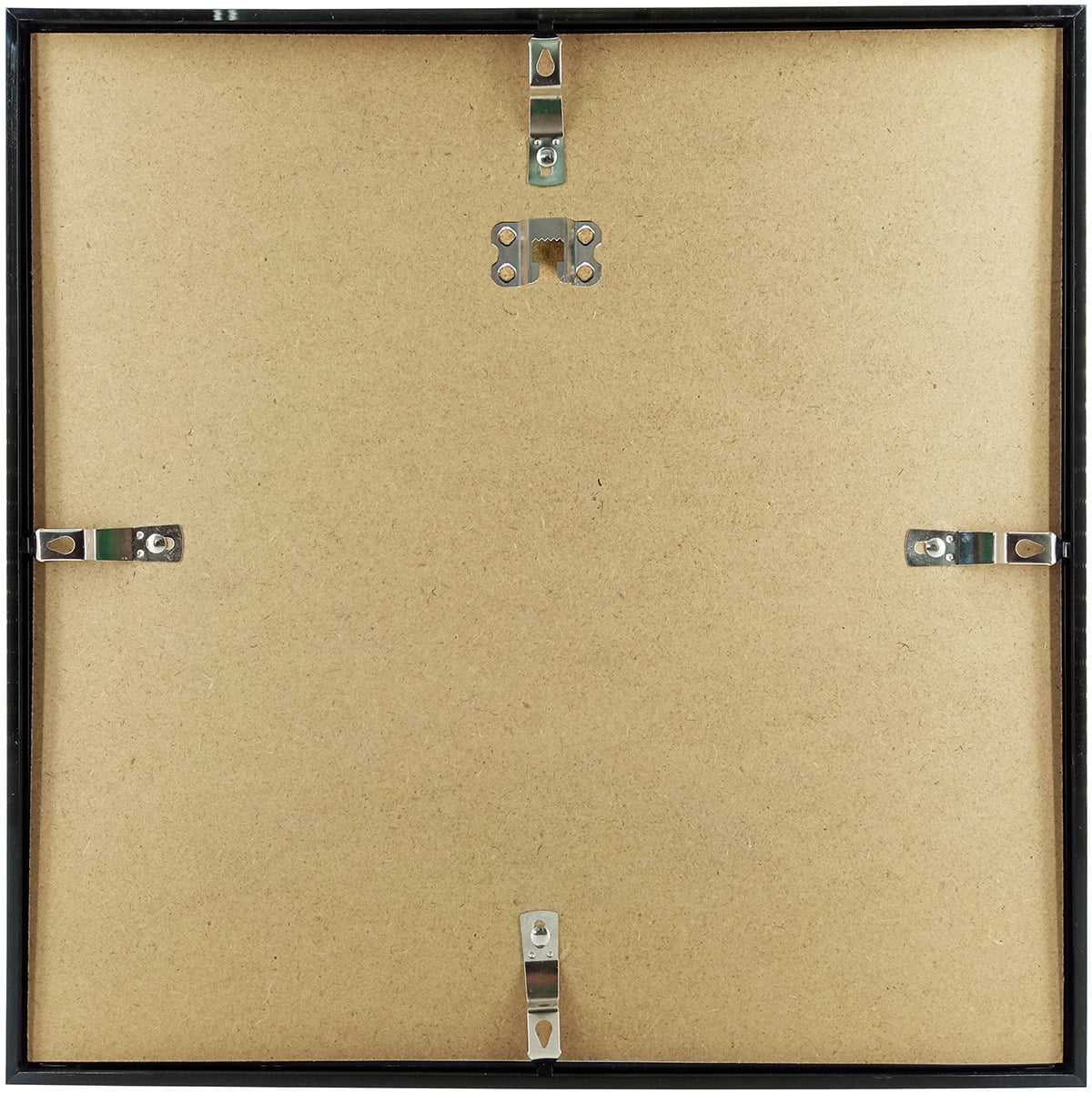 Home&Habitat 12.5x12.5 Black Photo Album Frame, 6 Pack, Record Album Frames,Holds 12.5x12.5 Photos