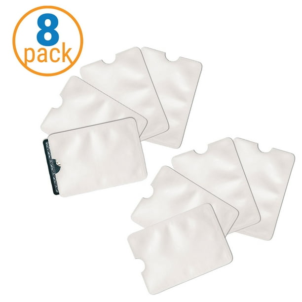 Pack of 8 RFID Protectors for Credit Card & Identity Cards Walmart