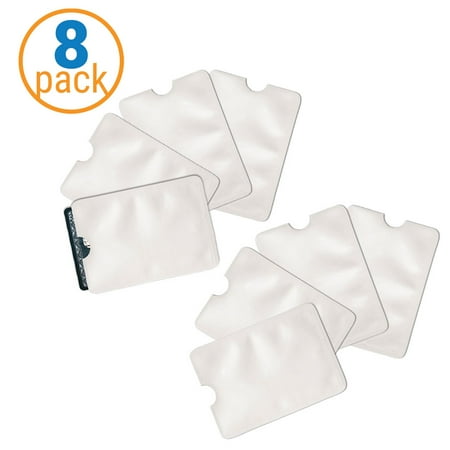 - Pack of 8 RFID Protectors for Credit Card & Identity Cards