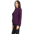 thumbnail image 3 of Women's Casual Office Work Long Sleeve Open Front Blazer Jacket, 3 of 6
