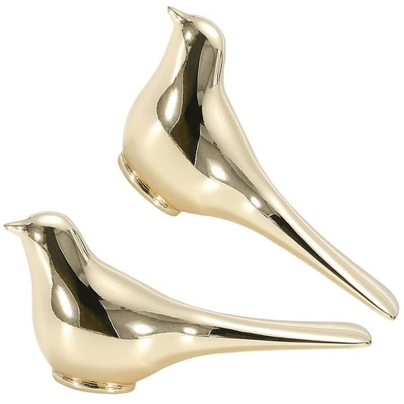 2 Pcs Latch Gold Cabinet Handle Bird Shaped Drawer